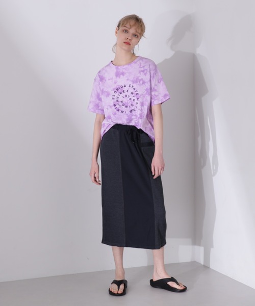 AVIREX（アヴィレックス）の「《直営店限定》FADE WASH WAFFLE DOCKNG SKIRT/フェイドウォッシュ ワッフルドッキングスカート（スカート・レディース・ブラック/サックスブルー/アイボリー・FREE）」の15枚目の写真