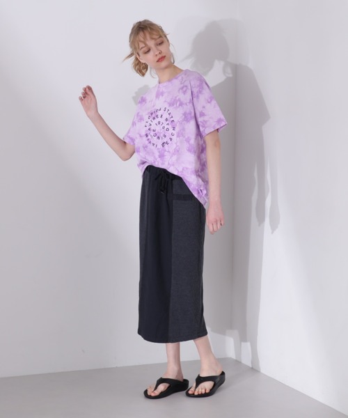 AVIREX（アヴィレックス）の「《直営店限定》FADE WASH WAFFLE DOCKNG SKIRT/フェイドウォッシュ ワッフルドッキングスカート（スカート・レディース・ブラック/サックスブルー/アイボリー・FREE）」の16枚目の写真