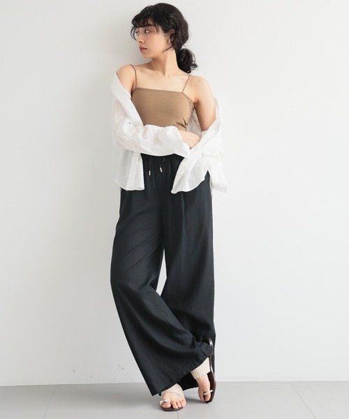 BARNYARDSTORM（バンヤードストーム）の「BARNYARDSTORM / カップインシンプルキャミ（キャミソール・レディース・ブラック/ベージュ/ホワイト・FREE）」の20枚目の写真