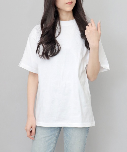 8.2オンス オーガニックコットン糸 ルーズシルエット Tシャツ（T