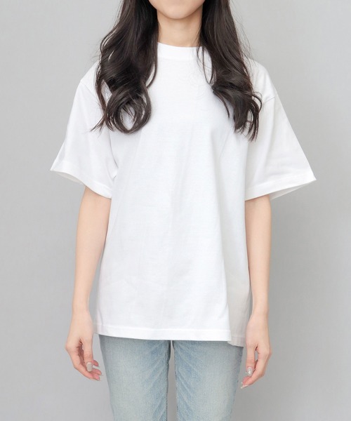 （US発）toteme ストレートオーガニックコットン Tシャツ 8.8オンスオーガニックコットンTシャツの通販-オリジナル