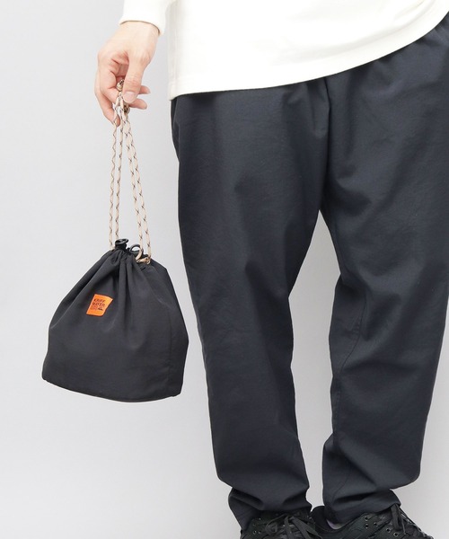 KRIFF MAYER（クリフメイヤー）の「巾着 ミニ ショルダーバッグ（ショルダーバッグ・メンズ・ブラック・FREE）」の4枚目の写真