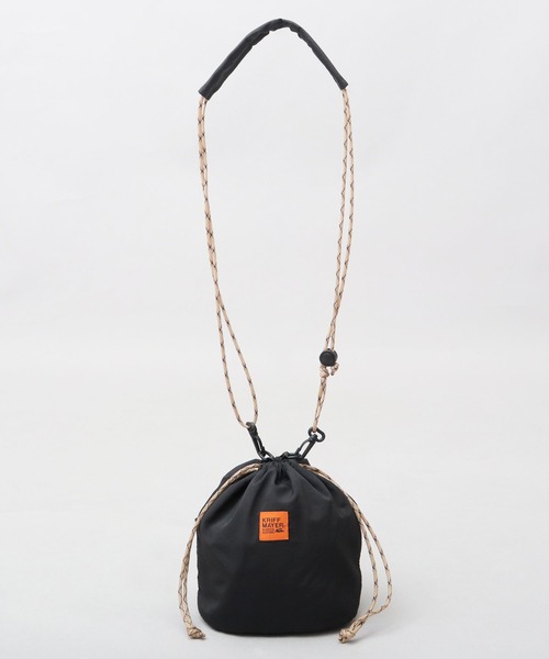 KRIFF MAYER（クリフメイヤー）の「巾着 ミニ ショルダーバッグ（ショルダーバッグ・メンズ・ブラック・FREE）」の21枚目の写真