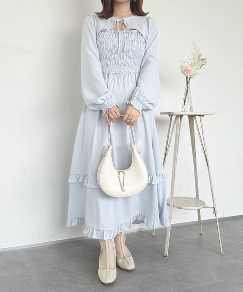 アソートフロントオープンリボンワンピース【ZOZOTOWN限定アイテム アソートフロントオープンリボンワンピース【ZOZOTOWN限定アイテム