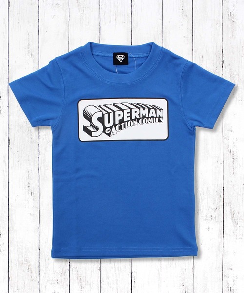 SUPER MAN スーパーマン ロゴプリント 半袖Tシャツ（Tシャツ