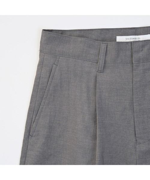 24ss ~ 24aw VICTIM バギー スラックス パンツ ブラック L VICTIM（ヴィクティム）の「VICTIM ヴィクティム / BUGGY SLACKS