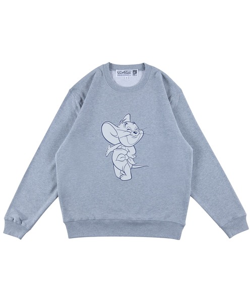 MEDICOM TOY LIFE ENTERTAINMENT(メディコムトイライフエンターテイメント)の「MLE<TOM and JERRY> CREW NECK SWEATSHIRT(TUFFY)(スウェット・メンズ・ホワイト/グレー・XX-LARGE/X-LARGE/LARGE/MEDIUM/SMALL)」の2枚目の写真