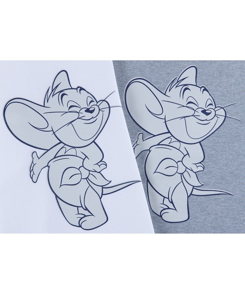 MEDICOM TOY LIFE ENTERTAINMENT(メディコムトイライフエンターテイメント)の「MLE<TOM and JERRY> CREW NECK SWEATSHIRT(TUFFY)(スウェット・メンズ・ホワイト/グレー・XX-LARGE/X-LARGE/LARGE/MEDIUM/SMALL)」の5枚目の写真