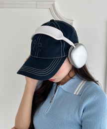 Loueme（ルエム）の「リボン刺繍キャップ（キャップ）」