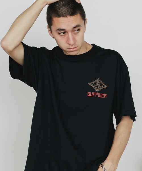 SUPPLIER(サプライヤー)の「SUPPLIER/サプライヤー Wagmi Kaisei Tee Tシャツ(Tシャツ/カットソー・メンズ・ホワイト/ブラック・M/L/XL)」の14枚目の写真