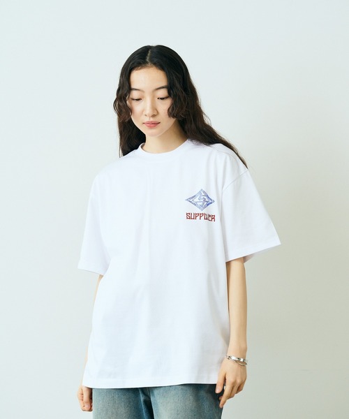 SUPPLIER(サプライヤー)の「SUPPLIER/サプライヤー Wagmi Kaisei Tee Tシャツ(Tシャツ/カットソー・メンズ・ホワイト/ブラック・M/L/XL)」の11枚目の写真