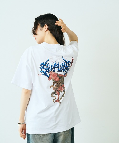 SUPPLIER(サプライヤー)の「SUPPLIER/サプライヤー Wagmi Kaisei Tee Tシャツ(Tシャツ/カットソー・メンズ・ホワイト/ブラック・M/L/XL)」の21枚目の写真