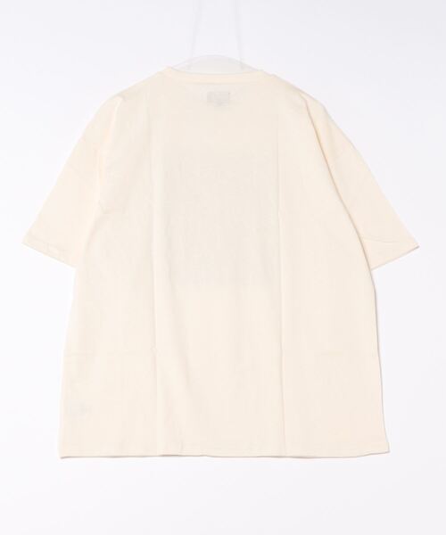 BIG FIELD(ビッグフィールド)の「レースプリントTシャツ/おとな(Tシャツ/カットソー・レディース・チャコール/レッド/オフホワイト・160cm)」の8枚目の写真