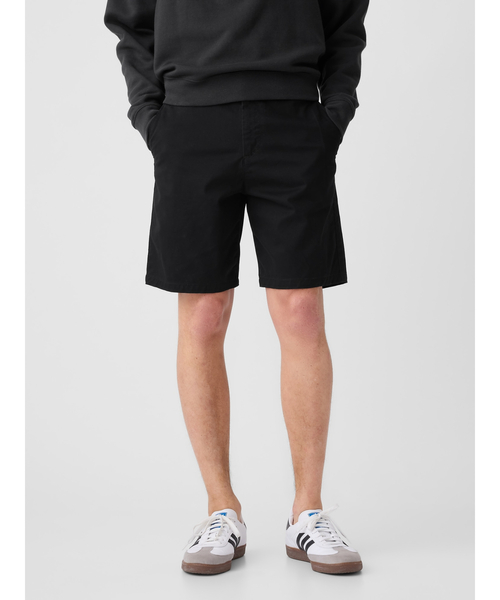 K　ESSENTIALS カーキショートパンツ Gap公式オンラインストア | 9インチ エッセンシャル カーキ