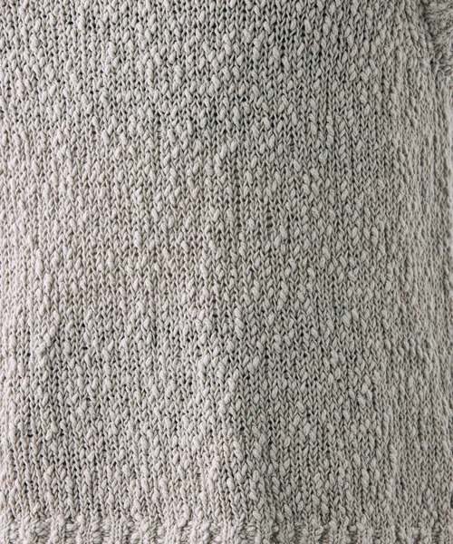BABYLONE（バビロン）の「バックスリットノースリプルオーバー（ニット/セーター・レディース・ライトグレー/ブラック/ライトベージュ・フリー）」の8枚目の写真