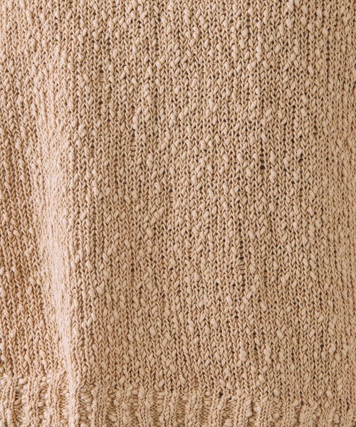 BABYLONE（バビロン）の「バックスリットノースリプルオーバー（ニット/セーター・レディース・ライトグレー/ブラック/ライトベージュ・フリー）」の7枚目の写真