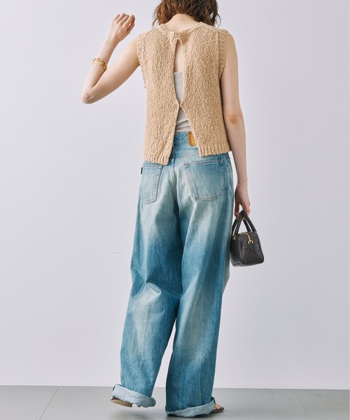 BABYLONE（バビロン）の「バックスリットノースリプルオーバー（ニット/セーター・レディース・ライトグレー/ブラック/ライトベージュ・フリー）」の21枚目の写真