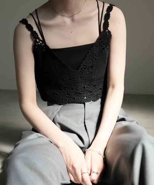 セール】かぎ針ビスチェ（ベスト）｜select MOCA（セレクトモカ）の