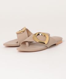 EDIT COLOGNE | ゴールドパーツミュール(パンプス)