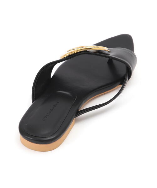 EDIT COLOGNE（エディットコロン）の「ゴールドパーツミュール（パンプス・レディース・ベージュ/ブラック/オフホワイト・23.5cm/23.0cm/24.0cm）」の8枚目の写真