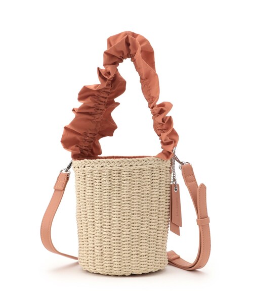 index(インデックス)の「◆持ち手フリルバケツショルダー(ショルダーバッグ・レディース・オレンジ/ブラック/パープル系4・00)」の6枚目の写真