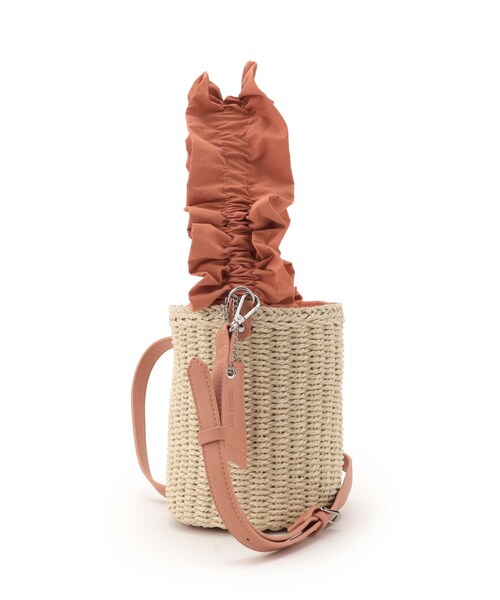 index(インデックス)の「◆持ち手フリルバケツショルダー(ショルダーバッグ・レディース・オレンジ/ブラック/パープル系4・00)」の7枚目の写真