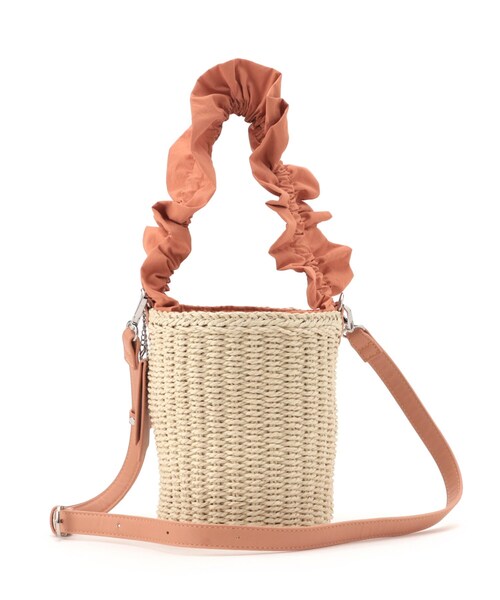 index(インデックス)の「◆持ち手フリルバケツショルダー(ショルダーバッグ・レディース・オレンジ/ブラック/パープル系4・00)」の8枚目の写真