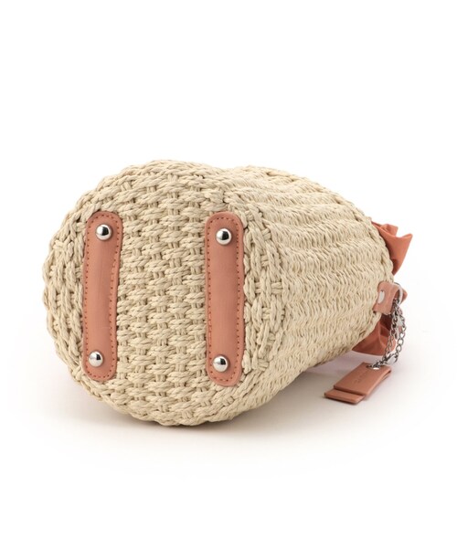 index(インデックス)の「◆持ち手フリルバケツショルダー(ショルダーバッグ・レディース・オレンジ/ブラック/パープル系4・00)」の9枚目の写真