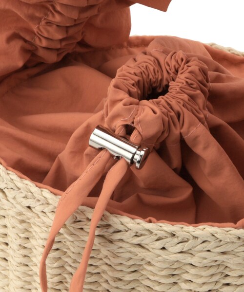 index(インデックス)の「◆持ち手フリルバケツショルダー(ショルダーバッグ・レディース・オレンジ/ブラック/パープル系4・00)」の14枚目の写真