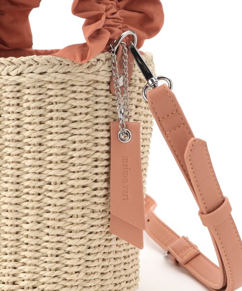 index(インデックス)の「◆持ち手フリルバケツショルダー(ショルダーバッグ・レディース・オレンジ/ブラック/パープル系4・00)」の15枚目の写真