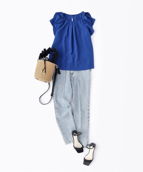 index(インデックス)の「◆持ち手フリルバケツショルダー(ショルダーバッグ・レディース・オレンジ/ブラック/パープル系4・00)」の16枚目の写真