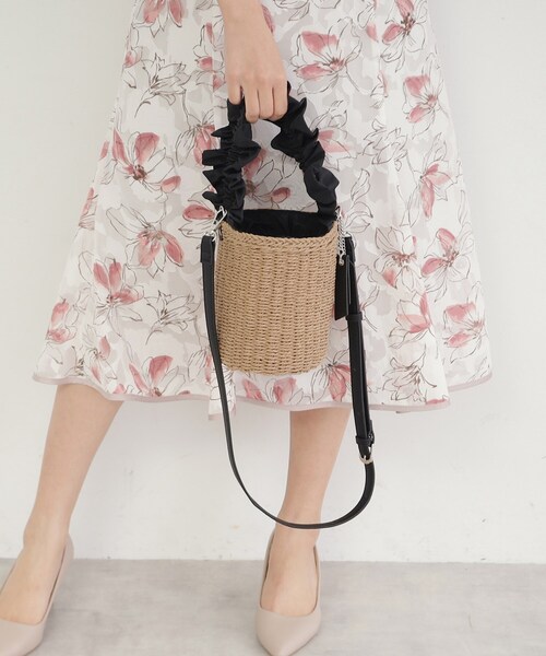 index(インデックス)の「◆持ち手フリルバケツショルダー(ショルダーバッグ・レディース・オレンジ/ブラック/パープル系4・00)」の18枚目の写真