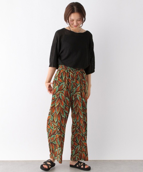 LEPSIM（レプシィム）の「5ゲージメッシュプルオーバーSS　127647（ニット/セーター・レディース・ライトグレー/グリーン系その他/ブラック/オフホワイト・FREE）」の15枚目の写真