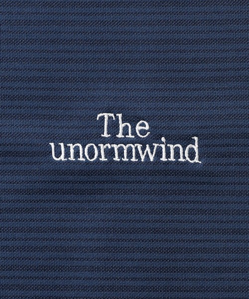 The unormwind（ザアンノームワインド）の「シティフットボールユニフォーム裾ドローコードダブル胸刺繍ロゴ半袖VネックTシャツ（Tシャツ/カットソー・メンズ・ブラック/ホワイト/ネイビー・S/M/L/XL）」の15枚目の写真