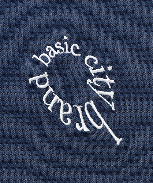 The unormwind（ザアンノームワインド）の「シティフットボールユニフォーム裾ドローコードダブル胸刺繍ロゴ半袖VネックTシャツ（Tシャツ/カットソー・メンズ・ブラック/ホワイト/ネイビー・S/M/L/XL）」の16枚目の写真