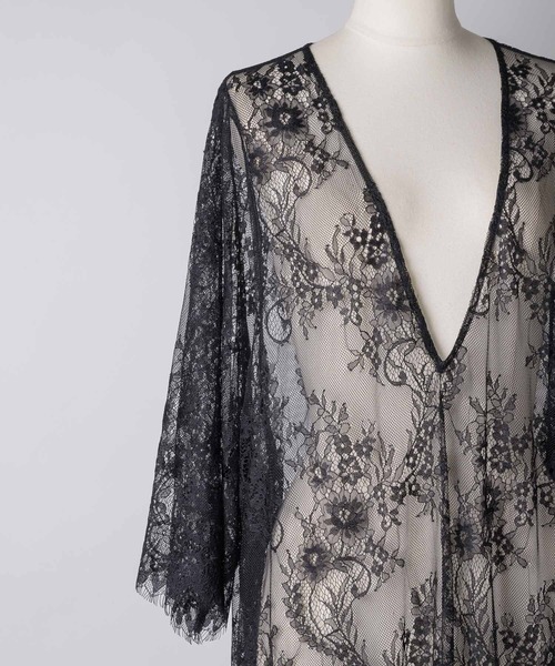 総レースVネックオーバーTOPS（シャツ/ブラウス）｜LA BELLE ETUDE