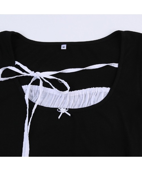 .KOM（ドットコム）の「A'GEM/9 × .kom 『.KOM/ドットケーオーエム』 フェイク ツーピース半袖カットソー（Tシャツ/カットソー・レディース・ブラック・M/L）」の5枚目の写真