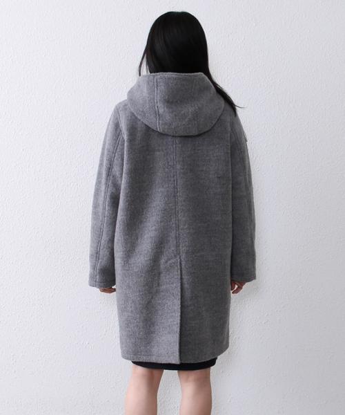 coen（コーエン）の「圧縮ウールダッフルコート（ダッフルコート
