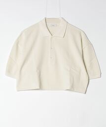 CLANE（クラネ）の「CLANE CROPPED POLO TOPS（ポロシャツ