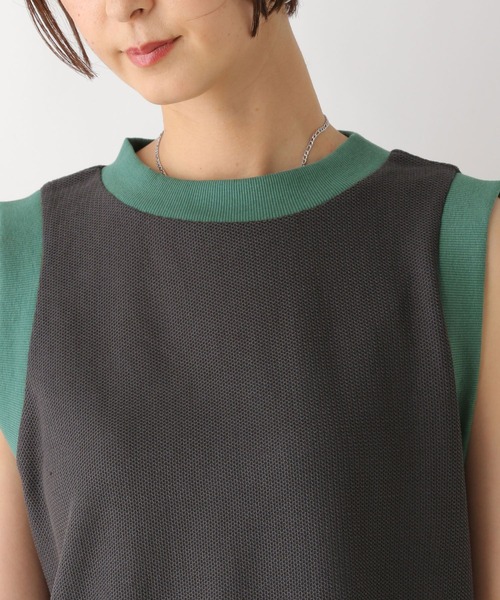 LEPSIM(レプシィム)の「配色ノースリーブ 111994(タンクトップ・レディース・ベージュ/オレンジ/チャコールグレー・FREE)」の17枚目の写真