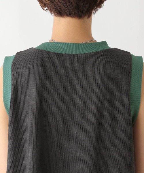 LEPSIM(レプシィム)の「配色ノースリーブ 111994(タンクトップ・レディース・ベージュ/オレンジ/チャコールグレー・FREE)」の20枚目の写真