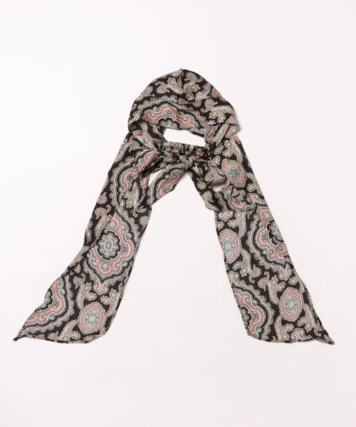 チャイハネ（チャイハネ）の「【チャイハネ】カリビススカーフリボンヘアバンド（ヘアバンド・レディース・ブラック/ブルー/ホワイト・FREE）」の6枚目の写真