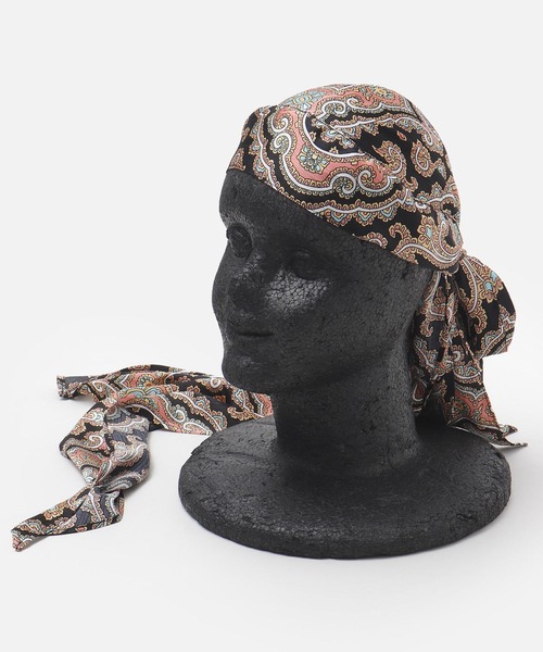 チャイハネ（チャイハネ）の「【チャイハネ】カリビススカーフリボンヘアバンド（ヘアバンド・レディース・ブラック/ブルー/ホワイト・FREE）」の18枚目の写真