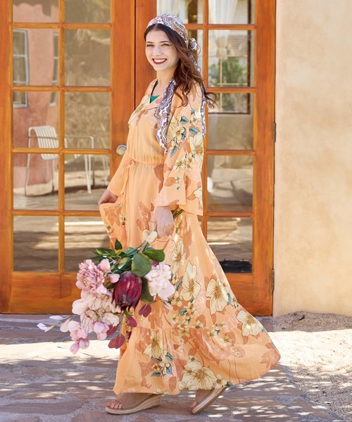 チャイハネ（チャイハネ）の「【チャイハネ】カリビススカーフリボンヘアバンド（ヘアバンド・レディース・ブラック/ブルー/ホワイト・FREE）」の8枚目の写真