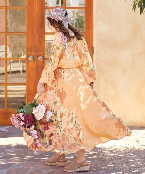 チャイハネ（チャイハネ）の「【チャイハネ】カリビススカーフリボンヘアバンド（ヘアバンド・レディース・ブラック/ブルー/ホワイト・FREE）」の10枚目の写真