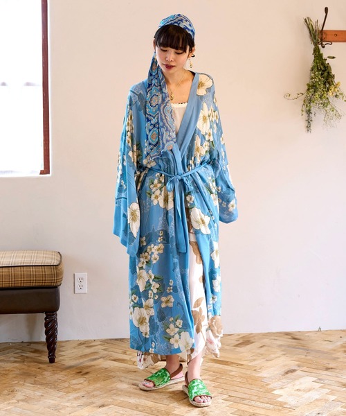 チャイハネ（チャイハネ）の「【チャイハネ】カリビススカーフリボンヘアバンド（ヘアバンド・レディース・ブラック/ブルー/ホワイト・FREE）」の15枚目の写真