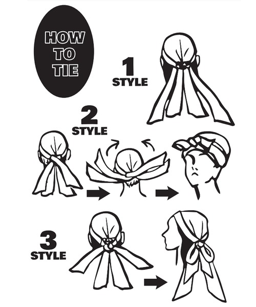 チャイハネ（チャイハネ）の「【チャイハネ】カリビススカーフリボンヘアバンド（ヘアバンド・レディース・ブラック/ブルー/ホワイト・FREE）」の4枚目の写真