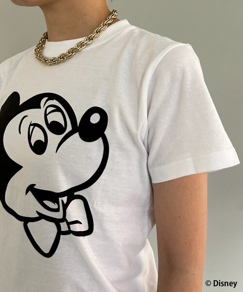 SHENERY（シーナリー）の「Mickey / Tee（Tシャツ/カットソー・レディース・ホワイト・LARGE/SMALL）」の18枚目の写真