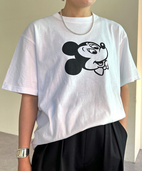 SHENERY（シーナリー）の「Mickey / Tee（Tシャツ/カットソー・レディース・ホワイト・LARGE/SMALL）」の13枚目の写真