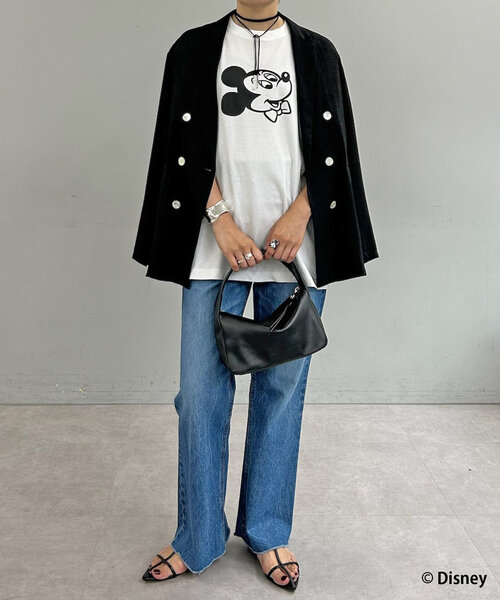 SHENERY（シーナリー）の「Mickey / Tee（Tシャツ/カットソー・レディース・ホワイト・LARGE/SMALL）」の12枚目の写真